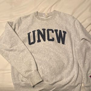 Grey UNCW Crewneck Sweatshirt